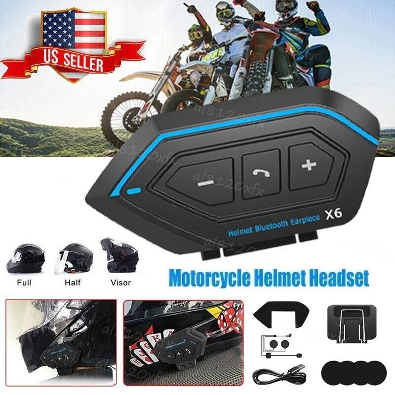 Motorcycle Helmet Headset Wireless Bluetooth Headphone Speaker Automatic Answer