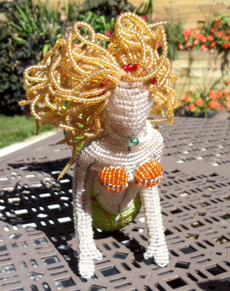Beaded sea: Blond mermaid