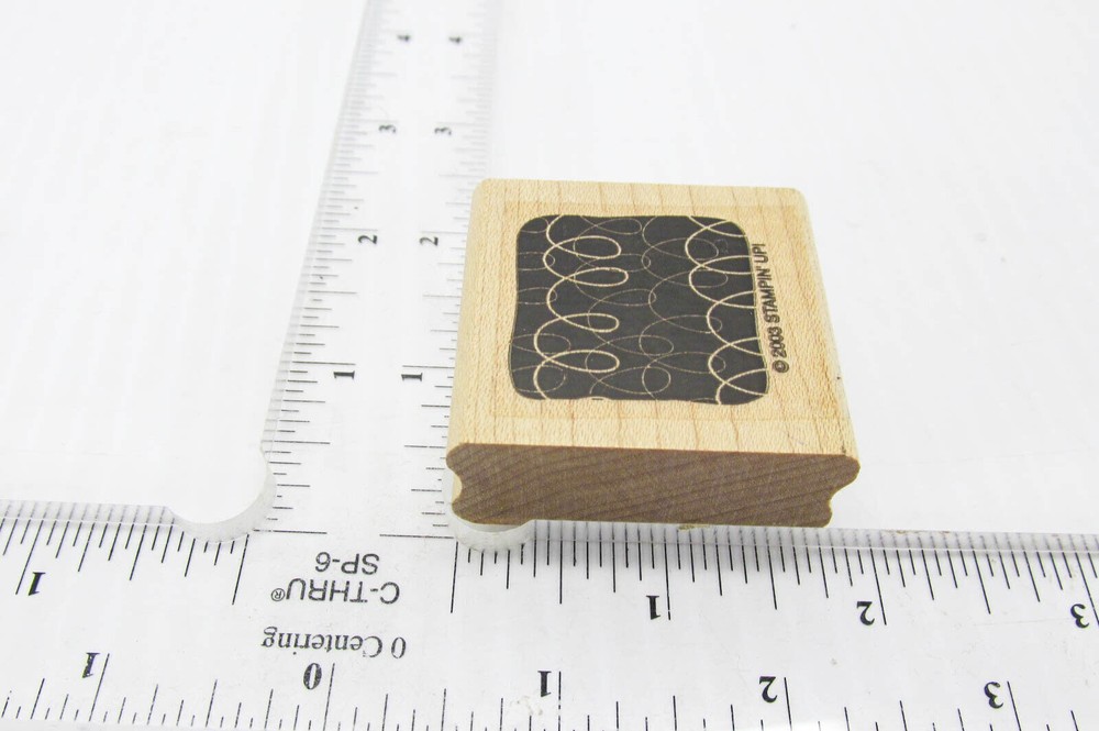 Loop De Loop Block Rubber Stamp - Stamp Set G09