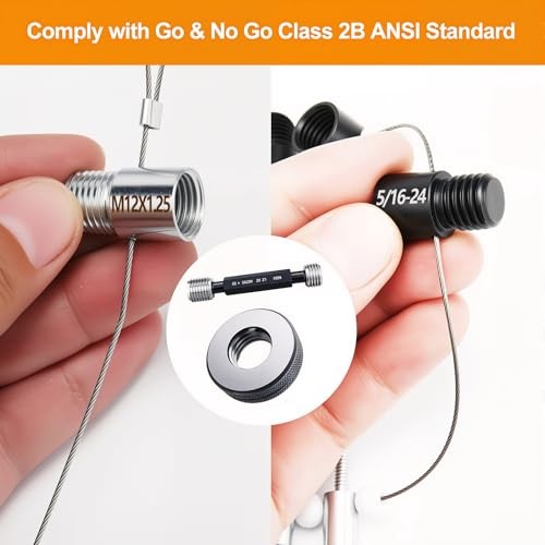 Nut and Bolt Thread Checker, Thread 45 Male/Female Nut & Bolt Thread Checker