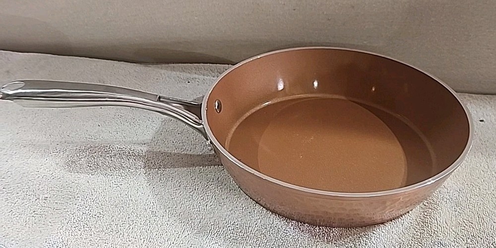 Gotham Steel Hammered Copper 8-piece Cookware Set