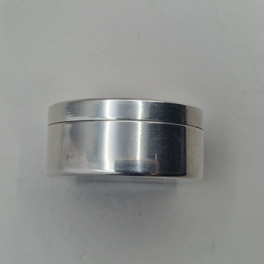 Superb Solid Silver Snuff/Pill Box – VOURAKIS – Greek 925 Sterling