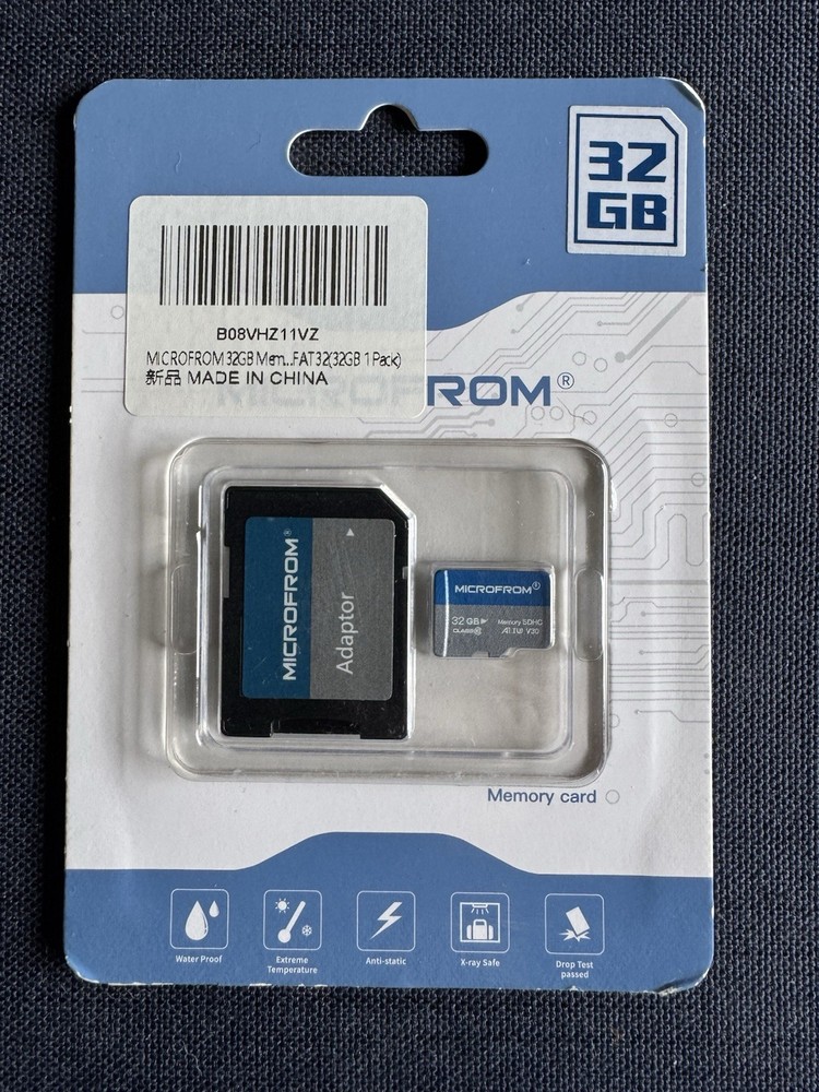 Microfrom Memory 32 GB Card With Adapter