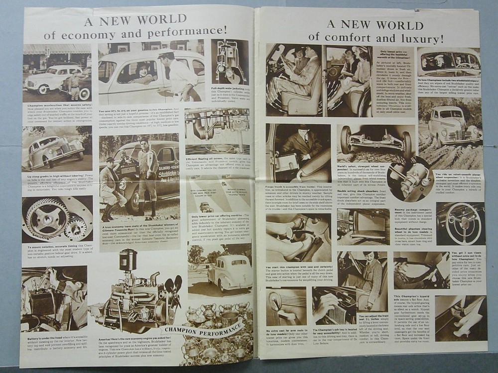 1939 Studebaker Champion Sales Catalog