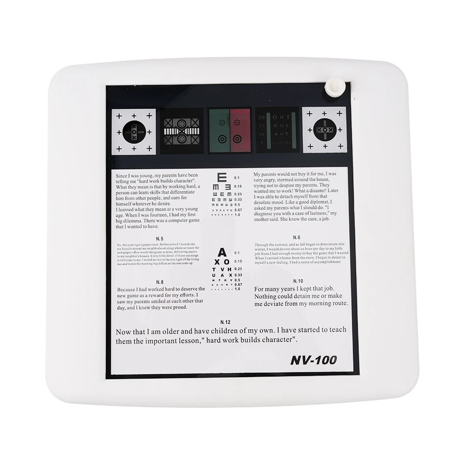 Myopia Tester LED Multifunction Vision Meter Balance Test Visual Test Chart