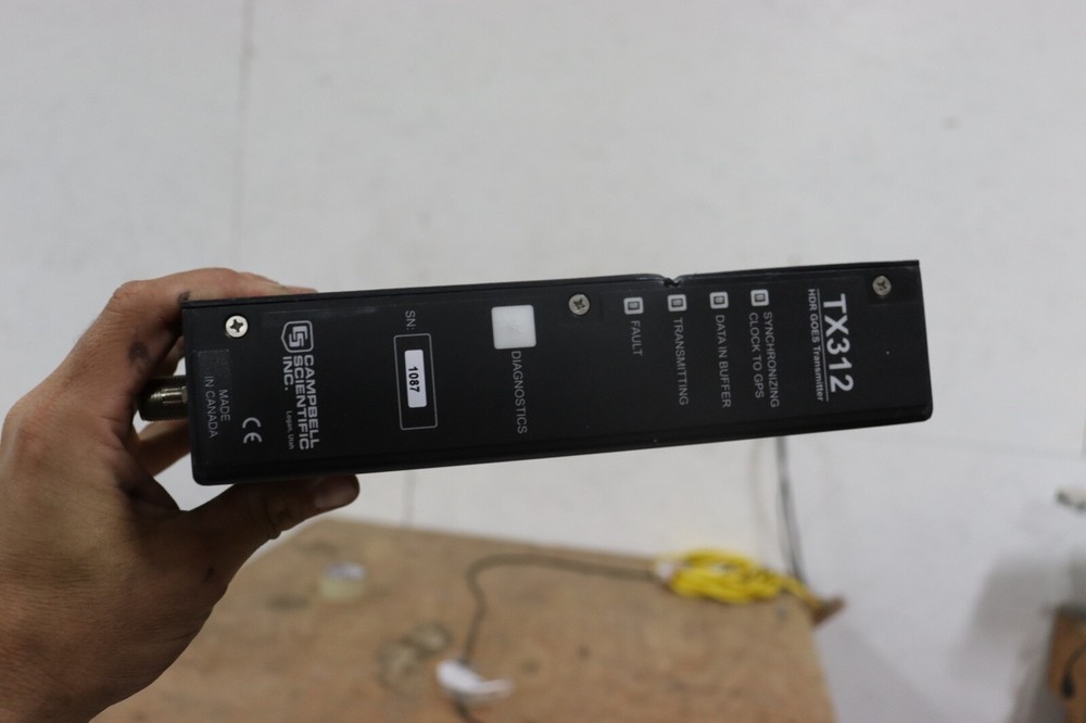 Campbell Scientific TX312 GOES Satellite Transmitter SAT HIGH DATA RATE Used