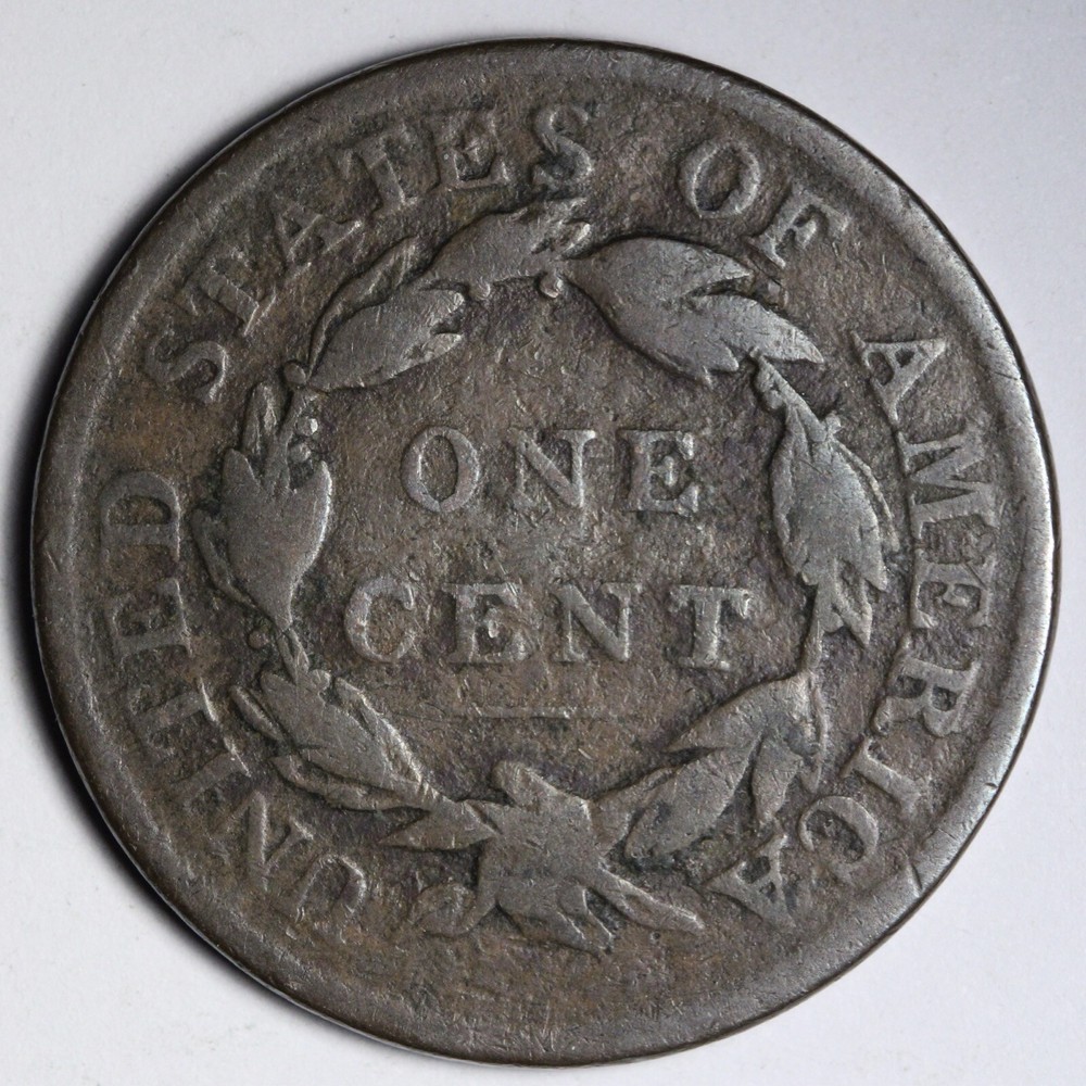 1819 Coronet Head Large Cent CHOICE VG E108 TNC