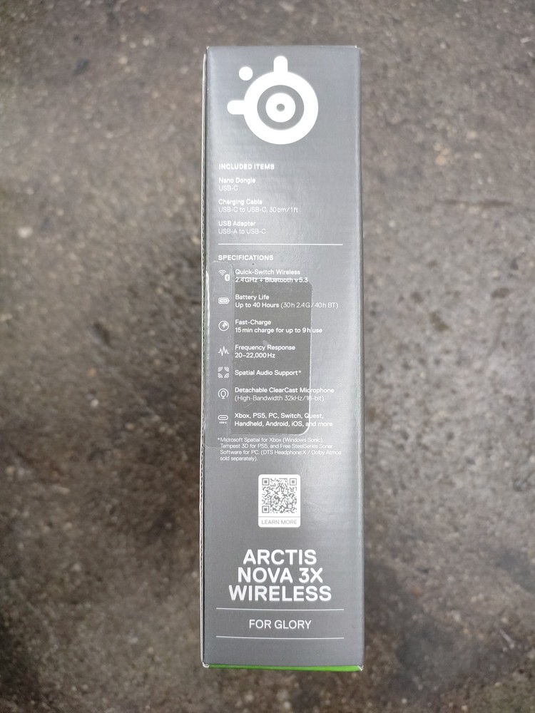 Arctis Nova 3X Wireless Multi-Platform Gaming Headset — Mobile App Control — ...