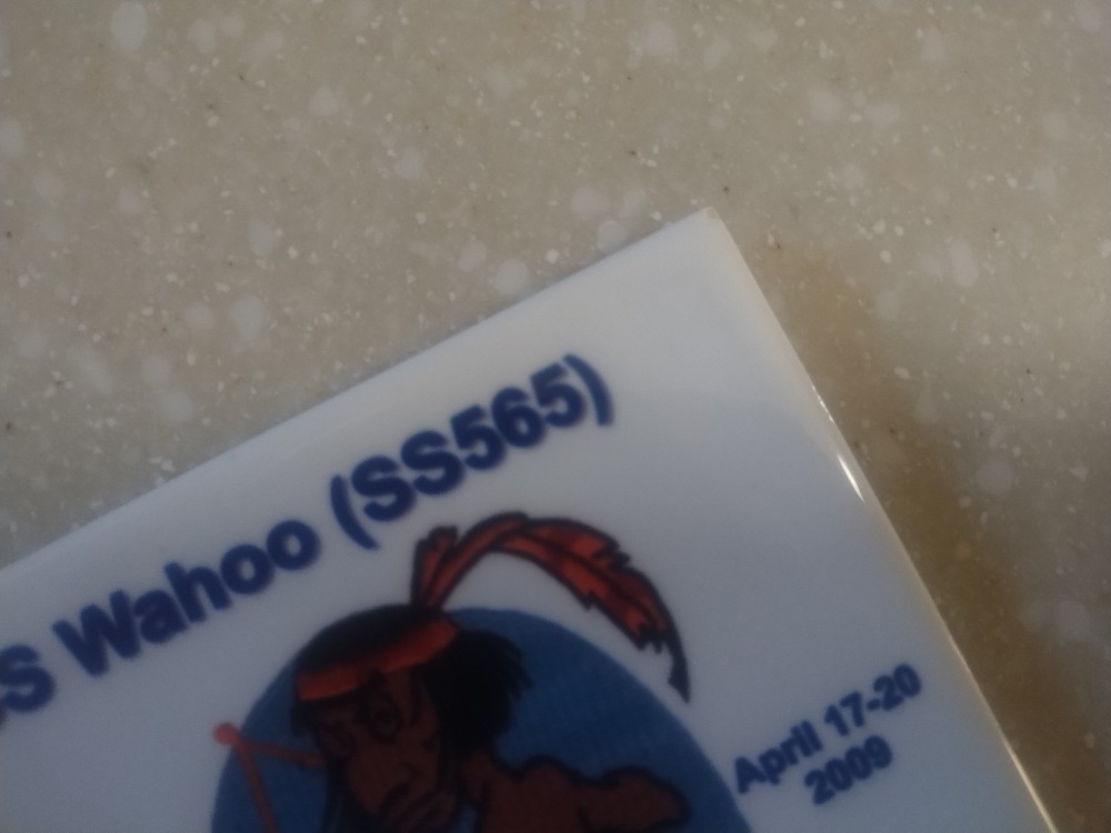 Uss Wahoo SS565 Coasters 5 Piece Vintage