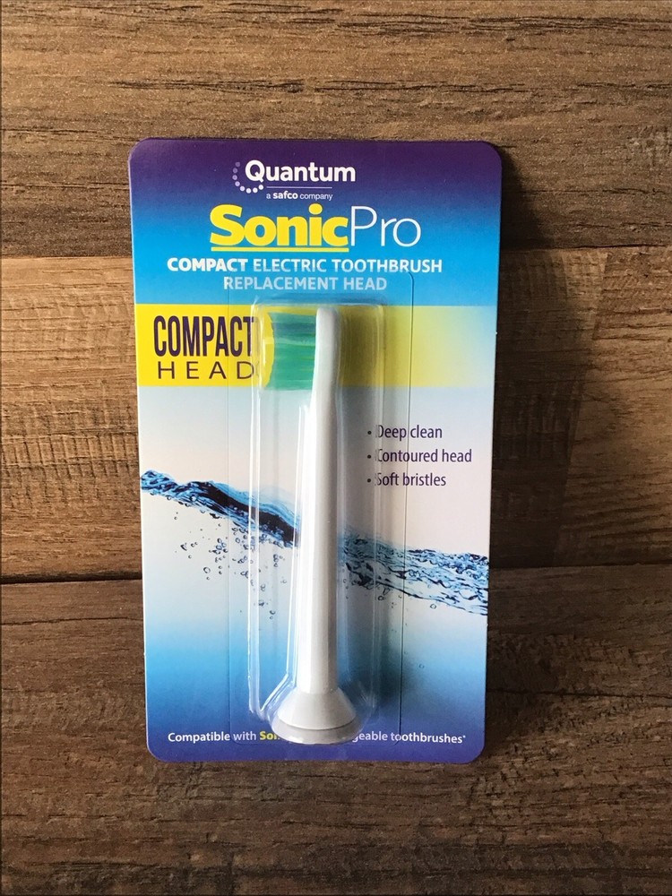 Quantum SonicPro Electric Toothbrush Replacement Head New 1-3CC