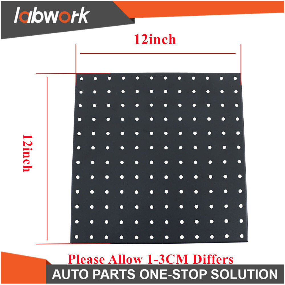 Labwork 4 Pack Peg Board Household Pegboard Wall Panel For Garage Tools Workshop