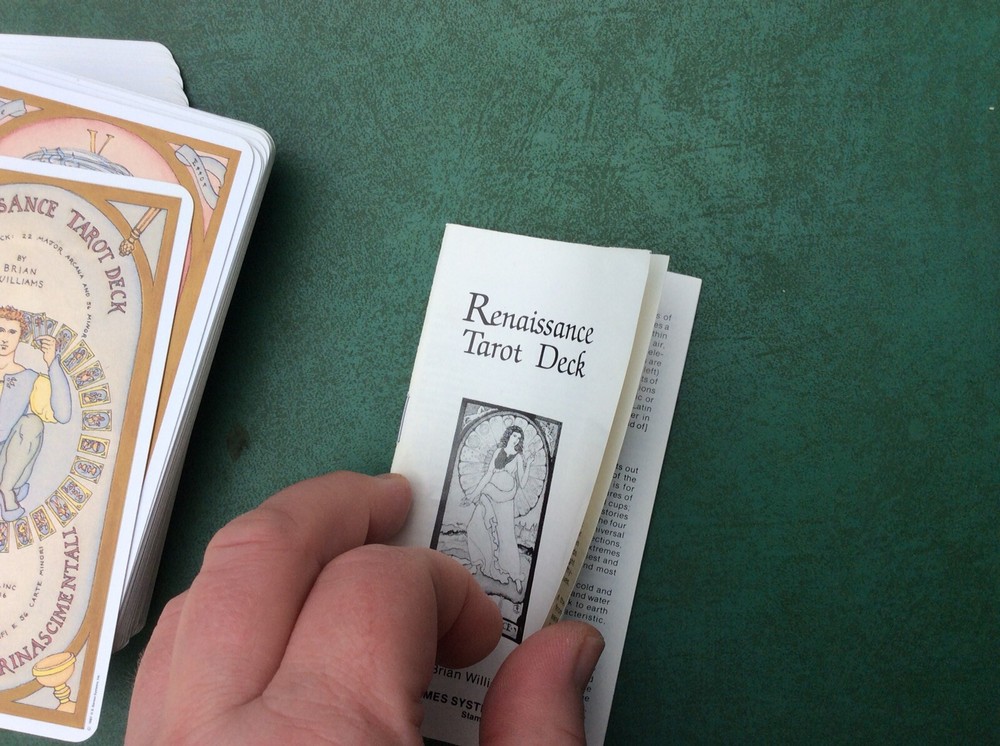 RENAISSANCE TAROT DECK BY BRIAN WILLIAMS WITH INSTRUCTIONS