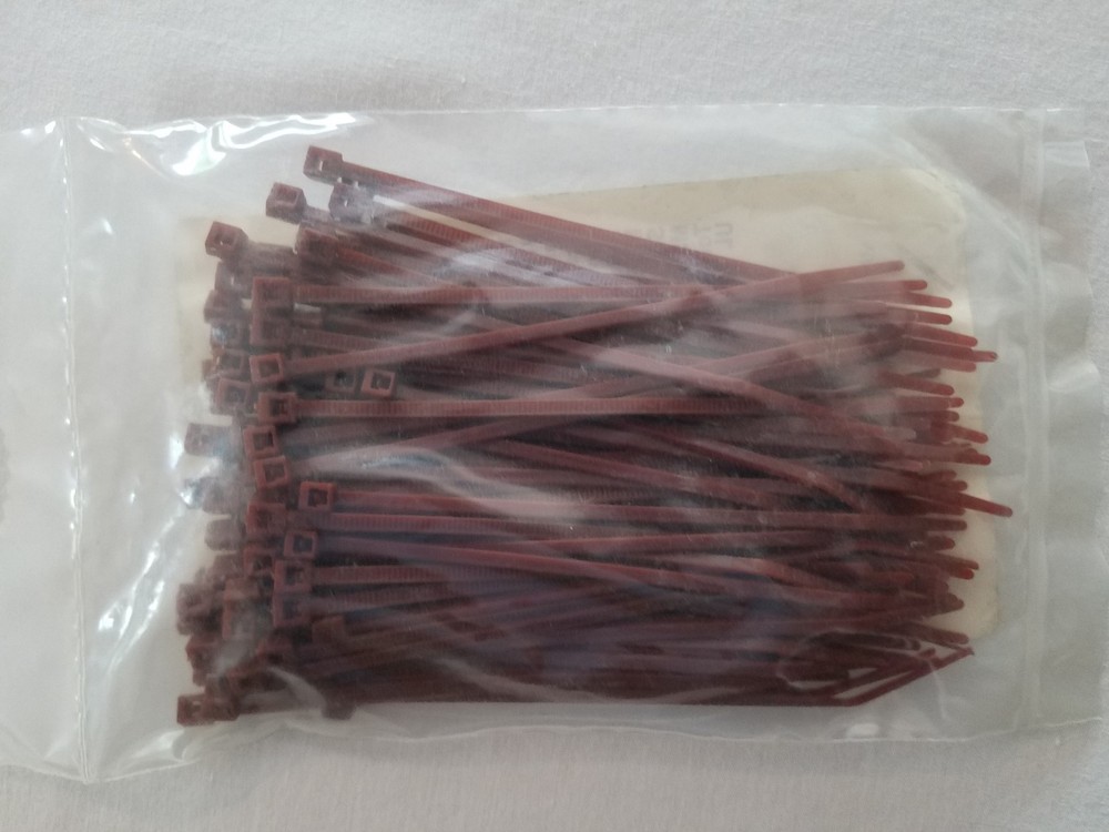 Cable Zip Ties 4” Light Brown 200 Quantity