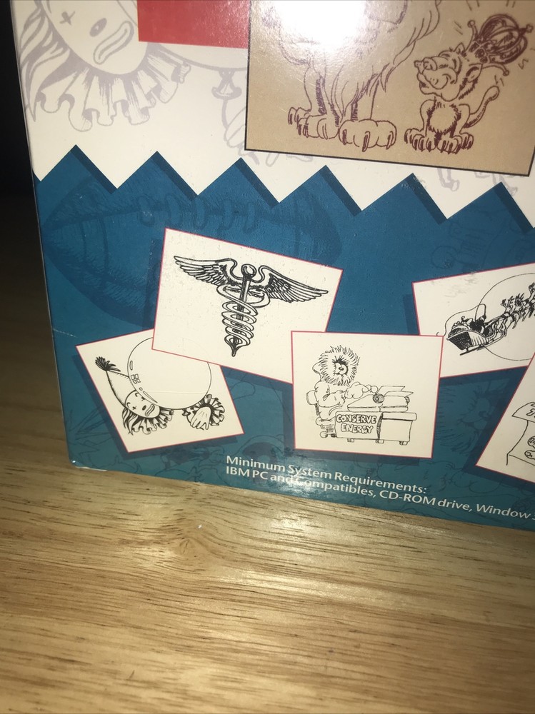 CD-ROM Pixel Perfect Graphics Computer Clip Art IBM Compatible New Software