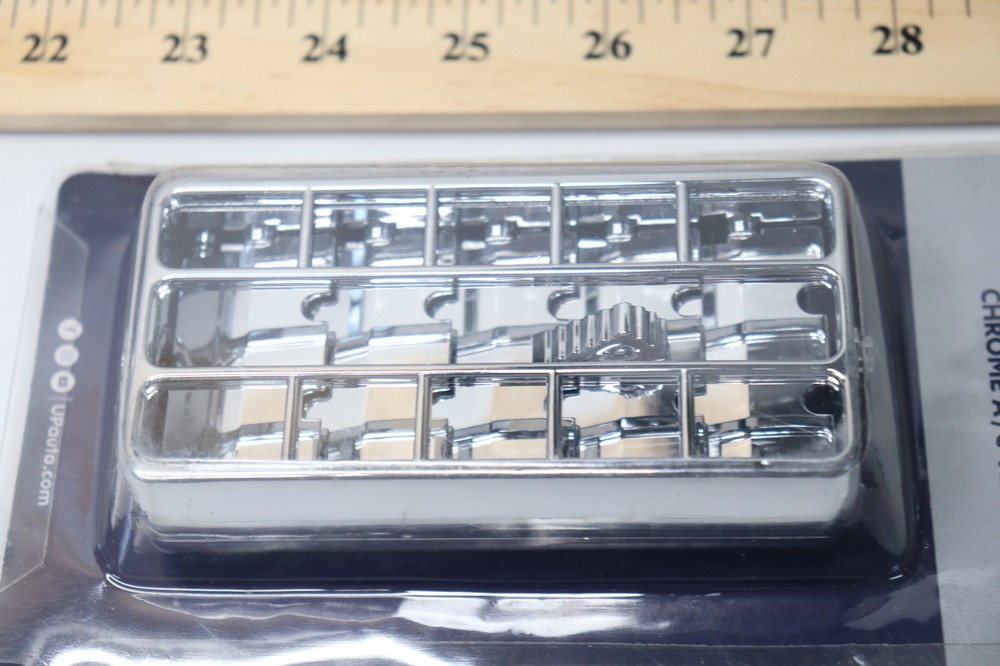 United Pacific A/C Vent Replacements Plastic Chrome 41015