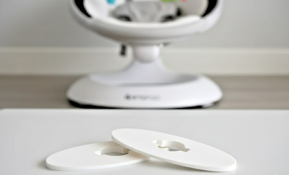 Mobile Support Insert Disc For 4Moms Mamaroo White 2 Pack