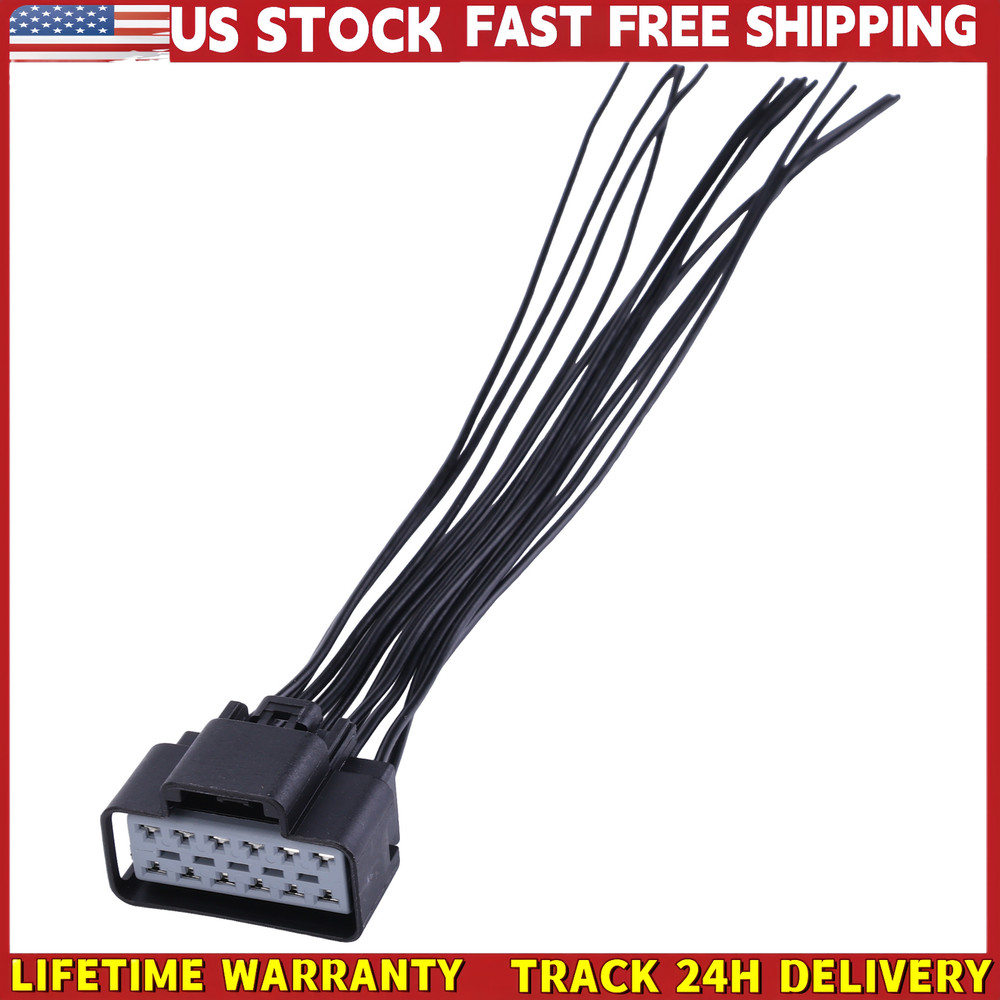 FOR WPT928 Heated Seat Module Element Connector Wire Harness 12 Leads