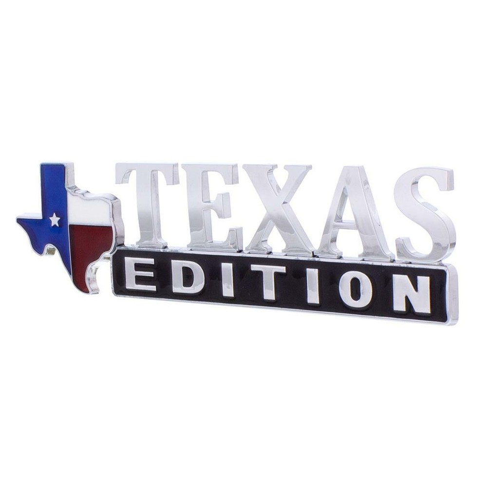 Chrome Accent Emblem - "Texas Edition"