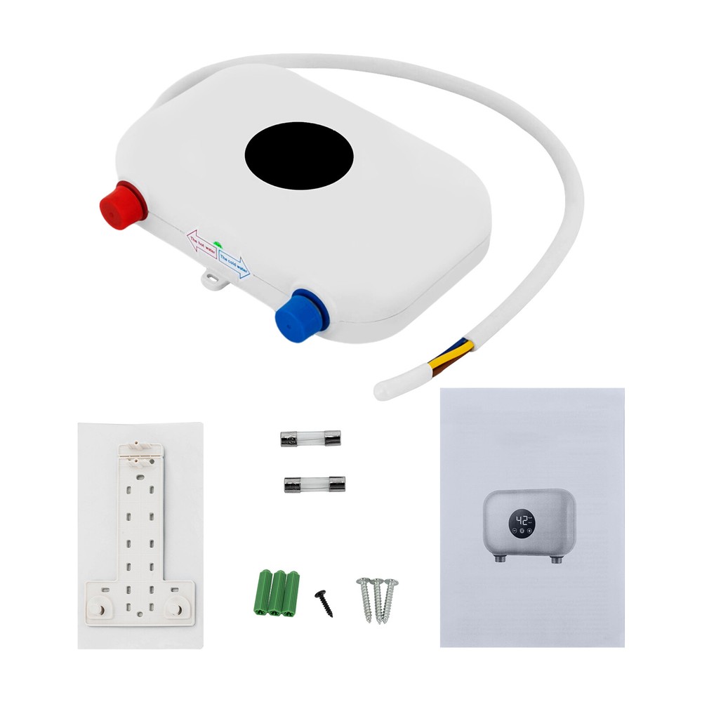 4500W Electric Hot Tankless Water Heater Mini Instant Heater Bathroom Kitchen US