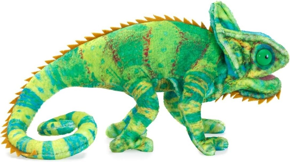 Mini Chameleon Finger Puppet 6 inches