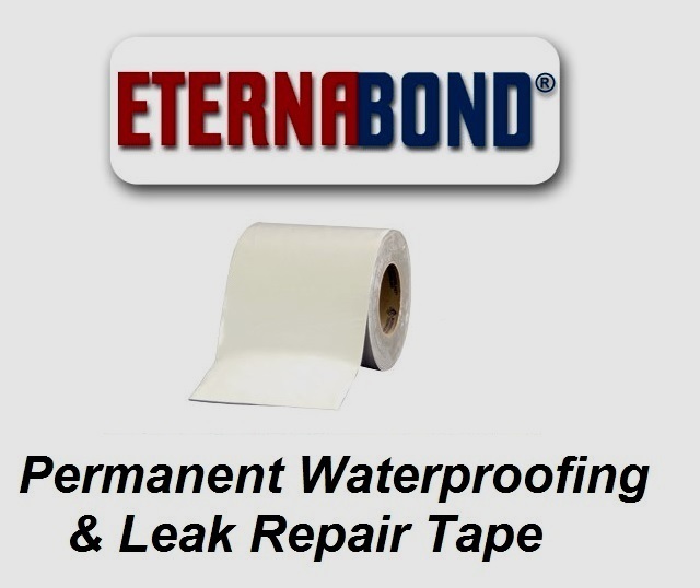 6" x 50 ft Eternabond Roof Leak Repair Tape Patch Seal White - 50 Feet, 50 Foot