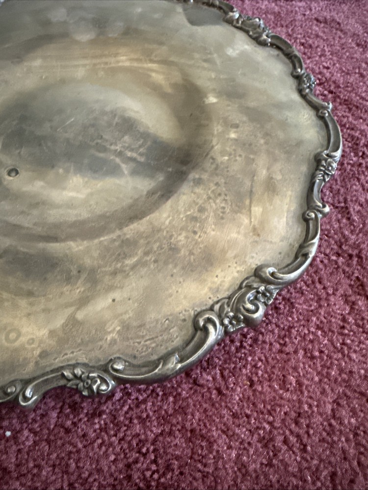 LUNT SILVERPLATE BON BON PLATE/ 'DELICACY' PATTERN