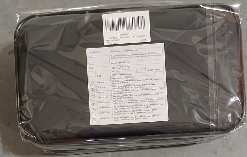 CD Case DVD Holder Storage: 144 Capacity Cases Organizer Portable Black