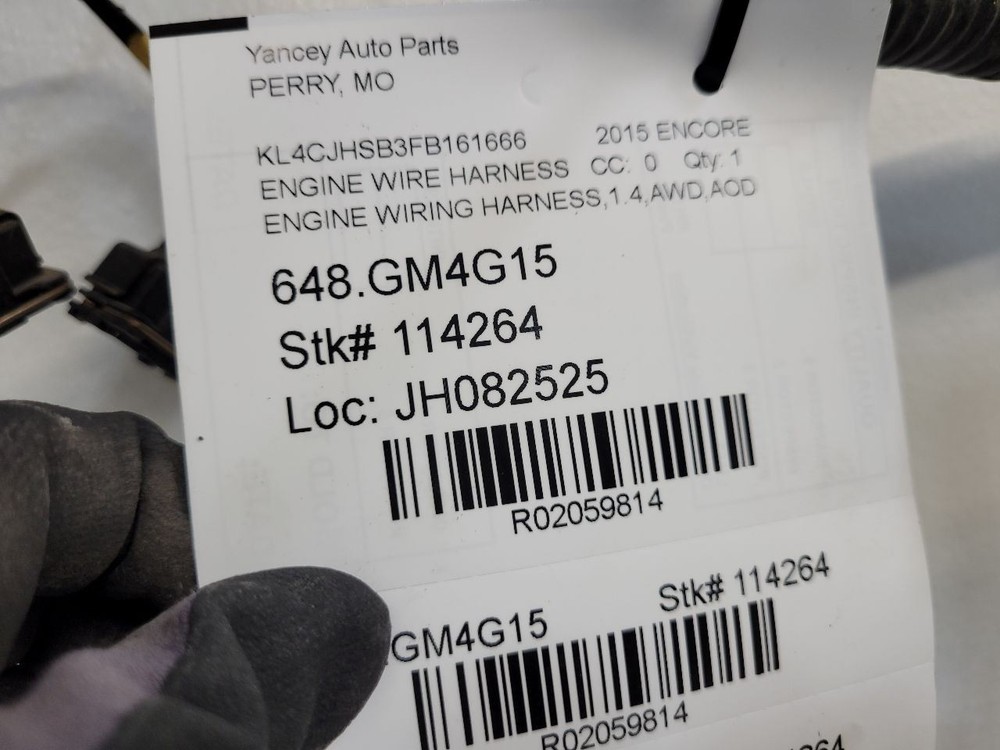 2015 BUICK ENCORE Engine Wire Harness