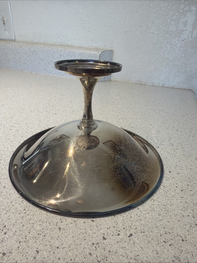 WM Rogers Pedestal Candy Dish Silverplated