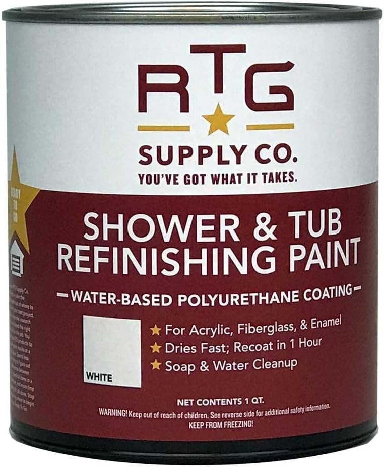 Bathroom Refinishing Paint - White, Scratch-Resistant