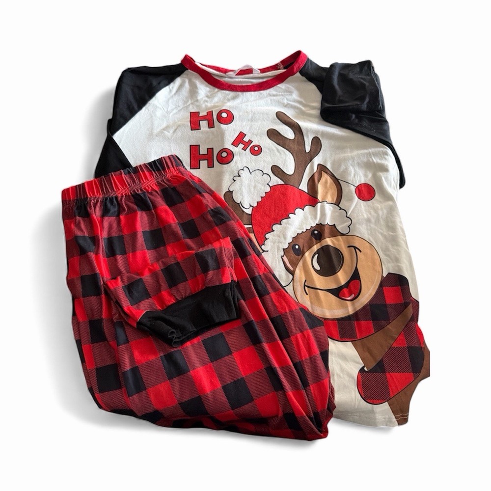 Ho Ho Ho Xmas Deer 2 Piece Set