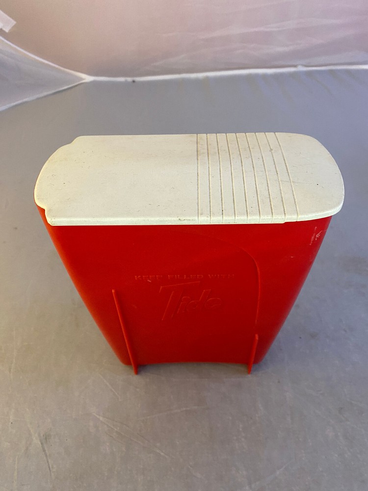 Vintage TIDE Laundry Detergent Collectable Red Container