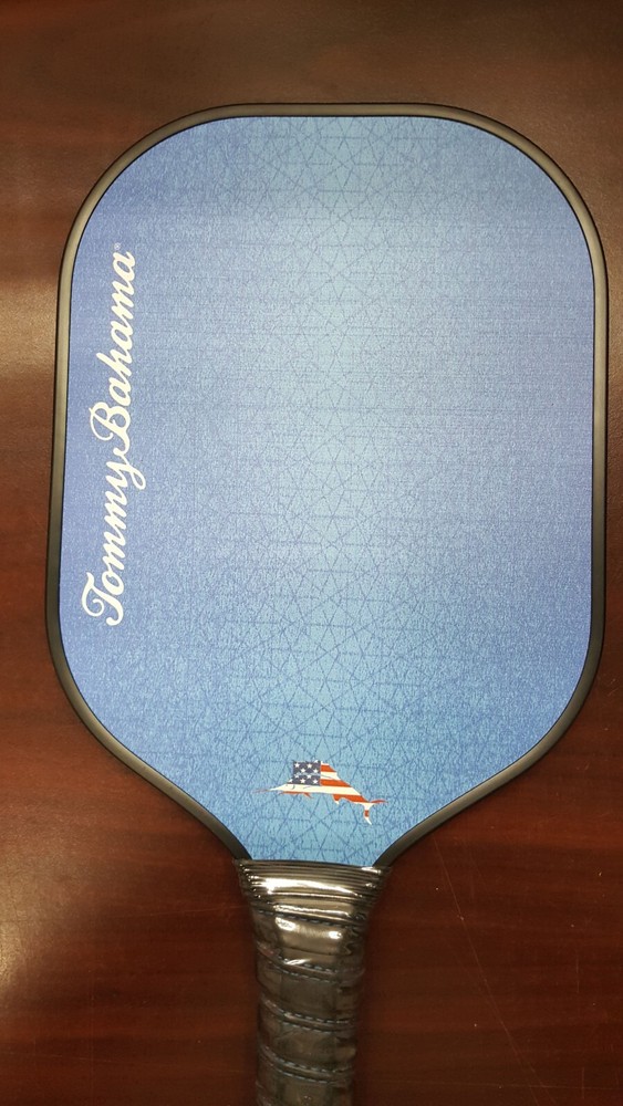 Tommy Bahama Pickleball Paddle Textured Surface Light Blue Polypropylene honey