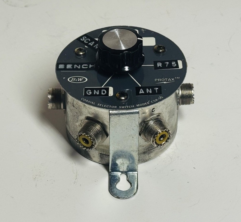 B&W CSR-5G Coax Switch 5 Position - Tested