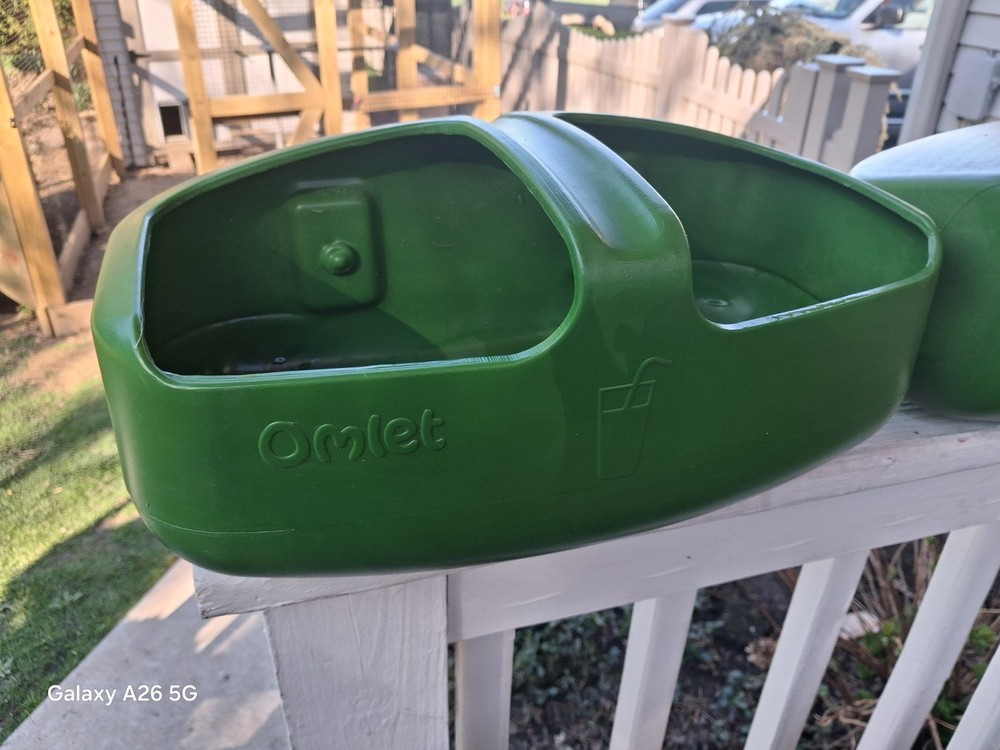 The OMLET Chicken Feeder and Waterer New