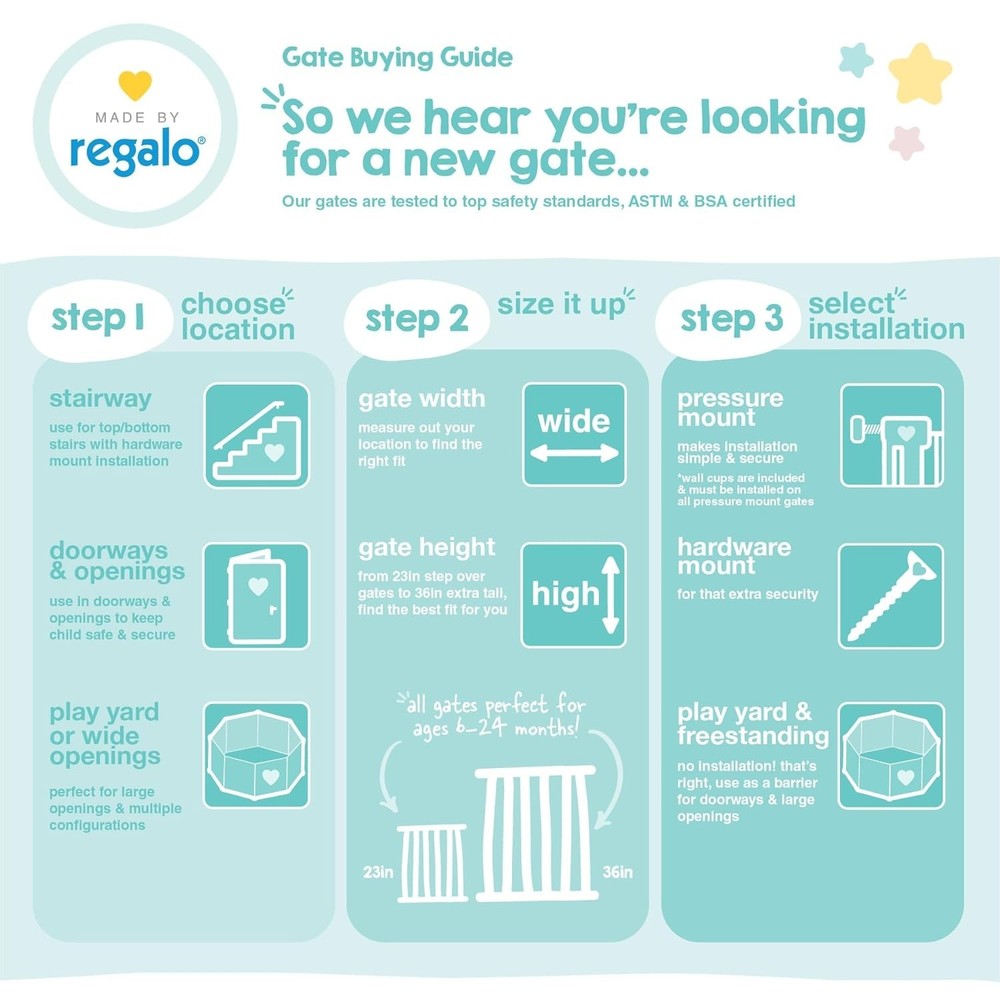 Super Wide Baby Gate & Playpen Combo