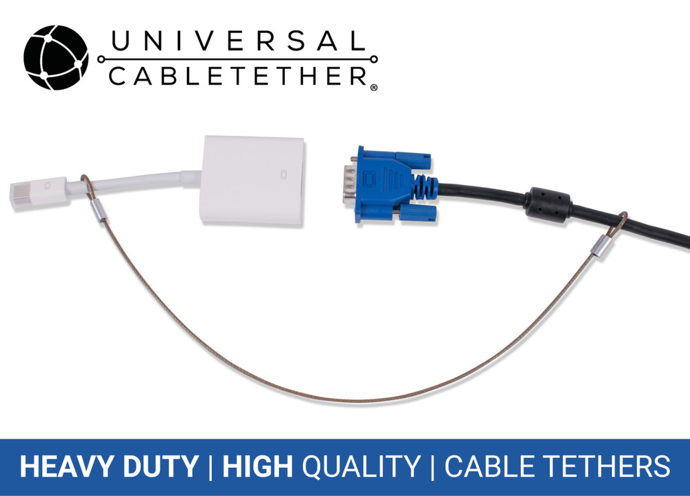 CableTether.com Universal Cable Tether 10 Pack - Custom or DIY