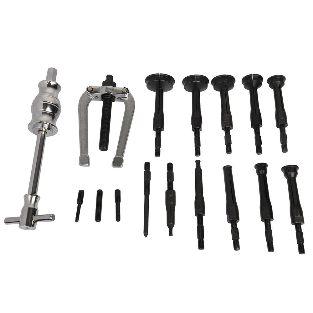 Inner Bearing Blind Hole Remover Extractor Puller Set Pilot w/ Slide Hammer 16pc