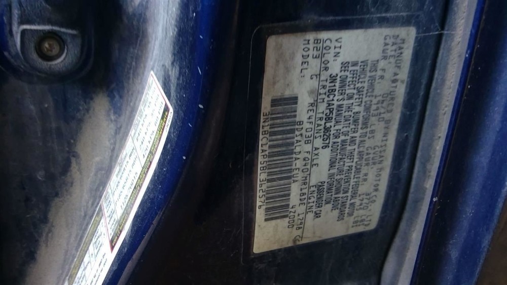 VERSA 2011 Fuse Box Cabin 6792