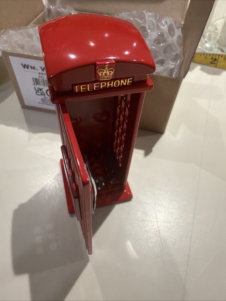 Wm Widdop Telephone Booth Clock