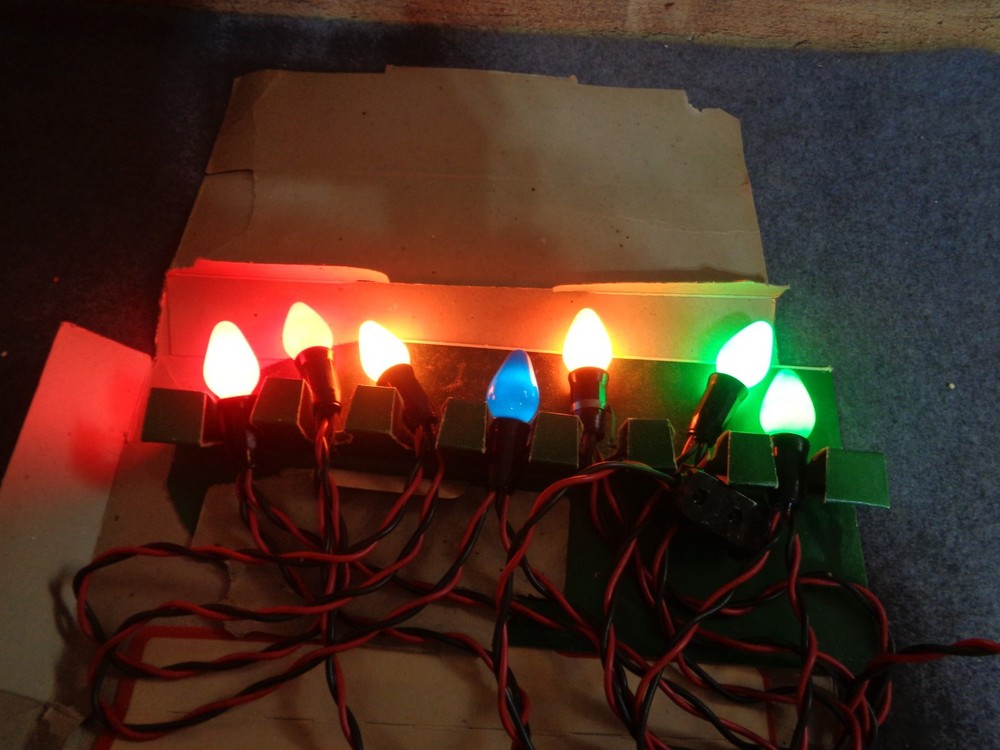 Vintage Reliance Christmas Tree C-7 String Lights
