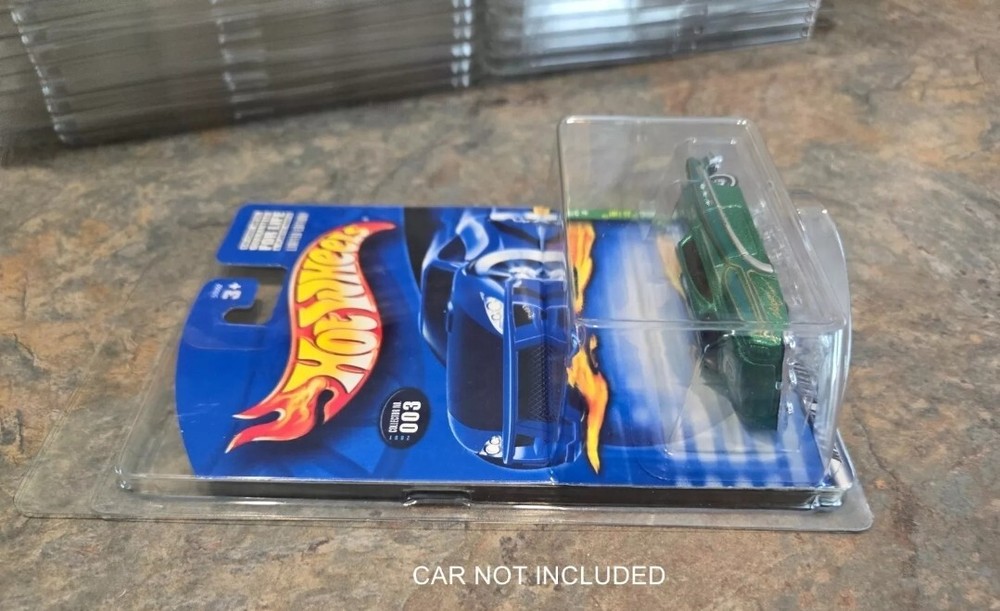 25 HotWheels Collector Mainline Protector Pack Clear Clamshell Display Cases TH