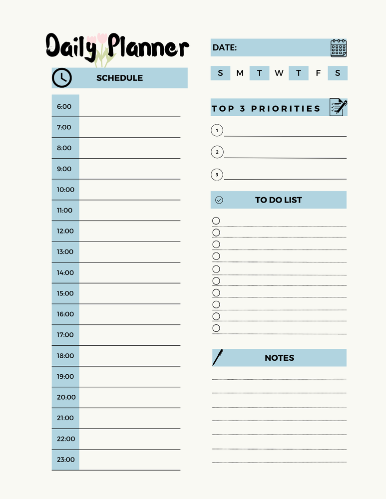Digital Planner | Daily, Weekly, Work Goodnotes iPad Planner Digital Journal Pdf