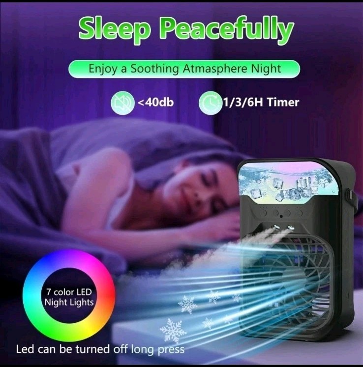 Multifunctional Air Cooler Large Space Air Supply Three Speeds Remote Control