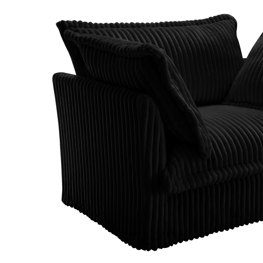 Koala sofa RSF W/1 Pillow -Black