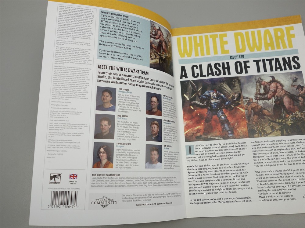 White Dwarf: #460 January 2021 (Games Workshop)