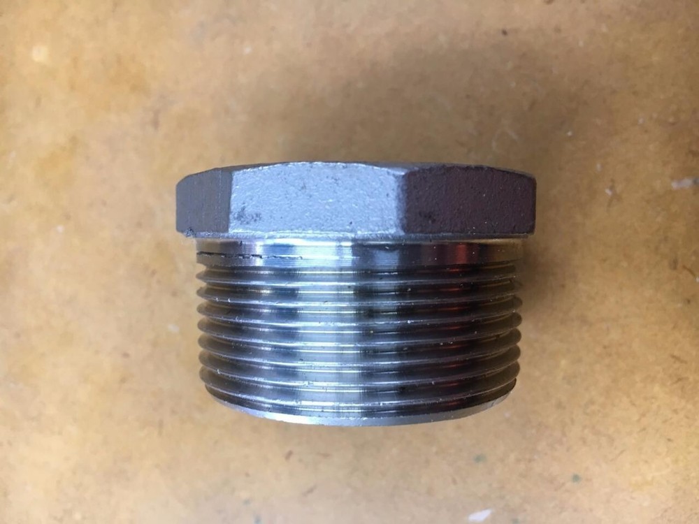 2'' to 1/2''fitting reducing reducer pipe adapter Stainless Steel. 304