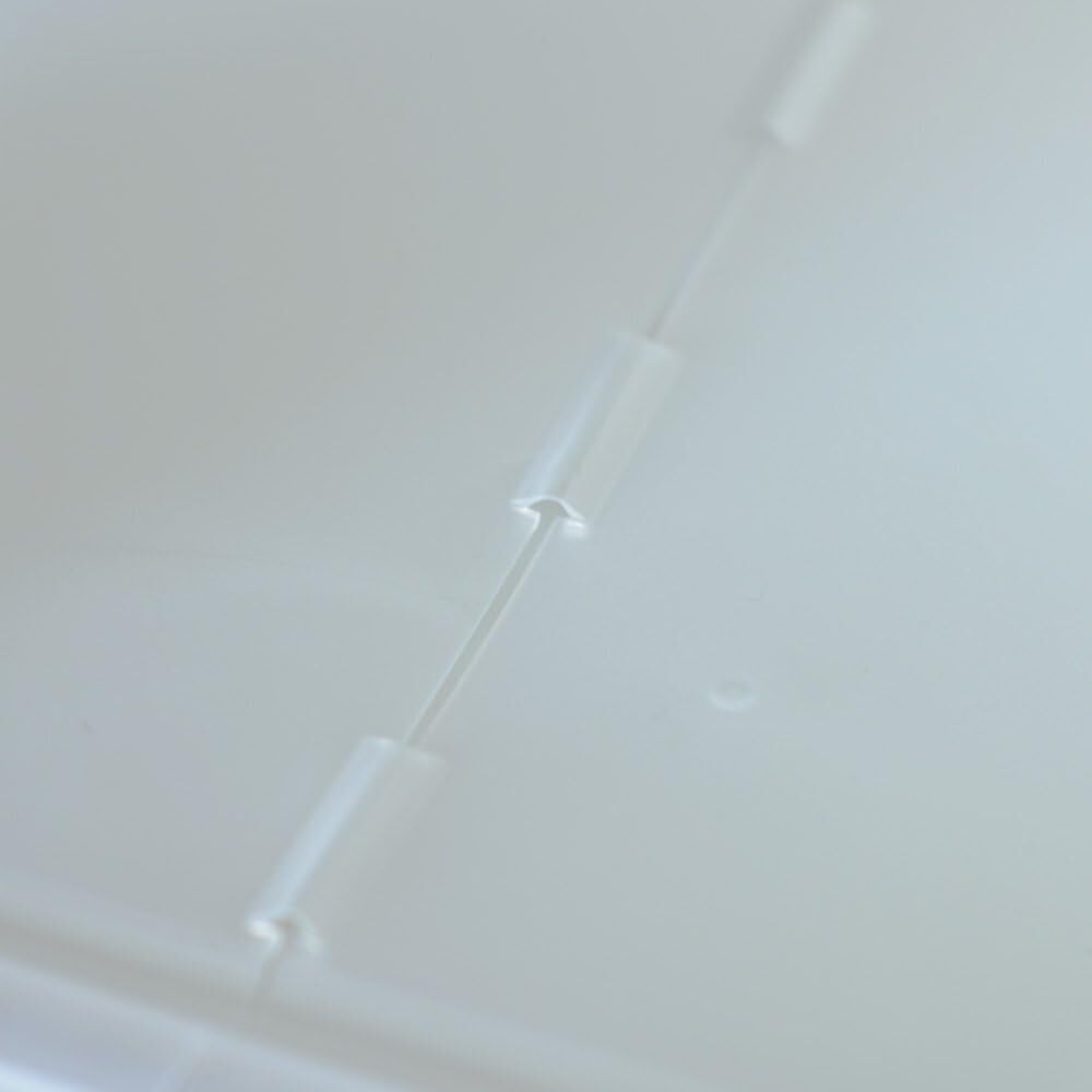 EVERIE Collapsible Hinged Lid Compatible with Corner mount, Semi-Transparent