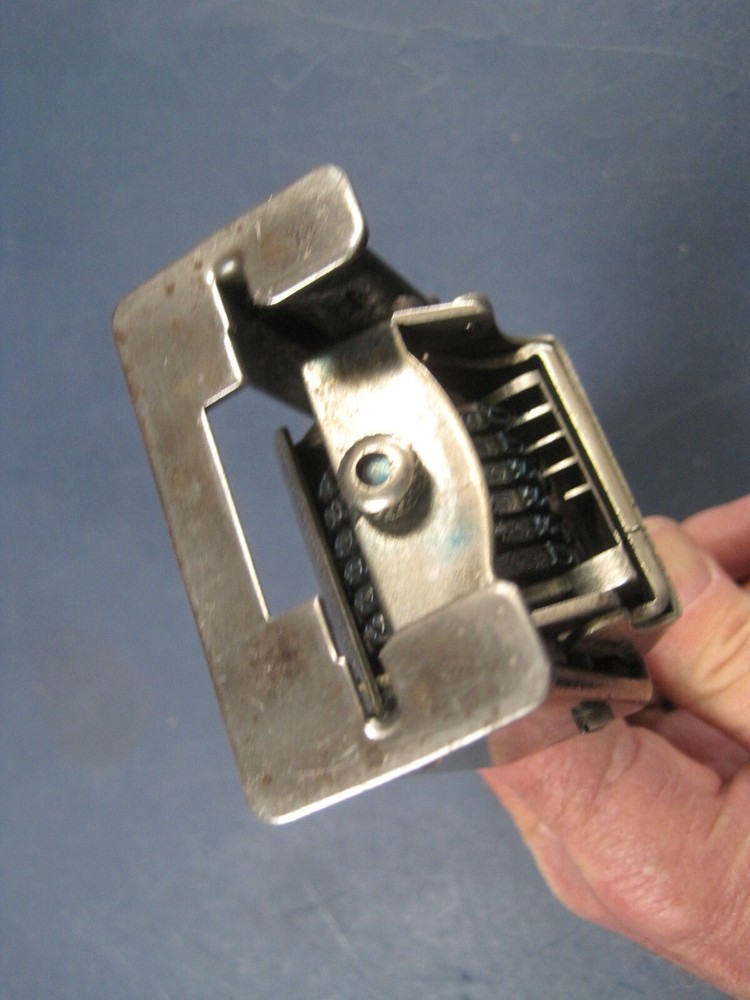 Vintage American Visible Model 41 Hand Numbering Machine Patent 1908