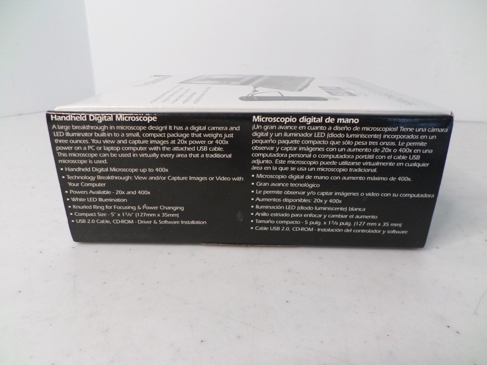 Celestron Handheld Digital Microscope 20x and 400x Model 44300